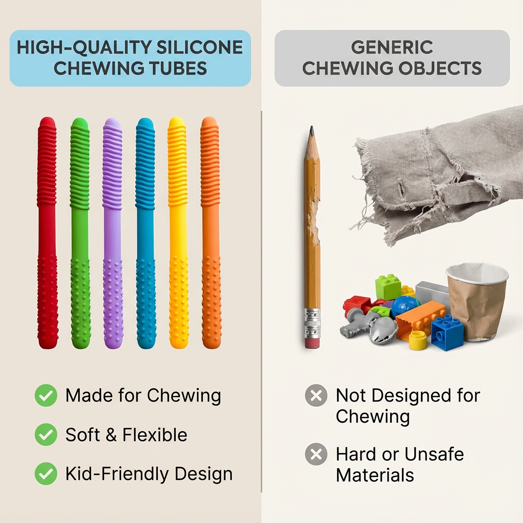 Chewing Tube Teether - Fun & Safe Oral Training